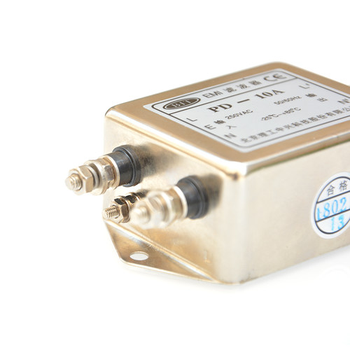 BIT北京理工PD-10A EMI滤波器螺丝接线 交流220V电源净化器抗干扰 - 图0