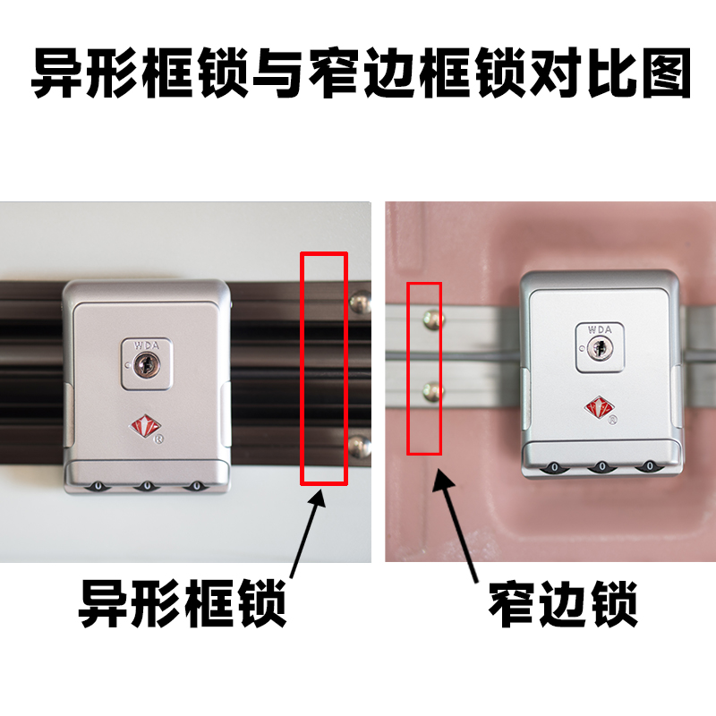 拉杆箱配件密码锁海关锁方锁密码箱锁扣锁更换扣锁行李箱锁皮箱锁 - 图0