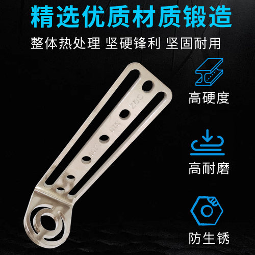 机械手平行夹具手指气缸可调多角度双槽平面直角支架MHZ210D1D20D - 图0