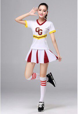 韩国女团同款啦啦操服装竞技体操服装啦啦队篮球宝贝队服比赛服装 - 图3