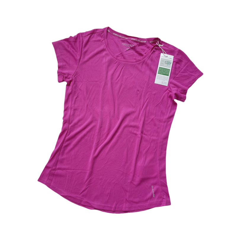 运动上衣圆领t元气多巴胺吸汗透气速干瑜伽跑步健身服女士短袖T恤,淘宝优惠券,粉丝福利购,淘宝优惠卷