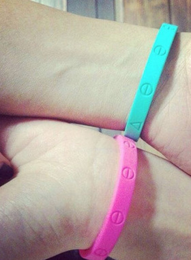 love潮牌能量奢侈的爱硅胶腕带