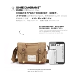 Tide, тканевая сумка через плечо, мужской ремешок для сумки, спортивная универсальная сумка на одно плечо, ретро рюкзак