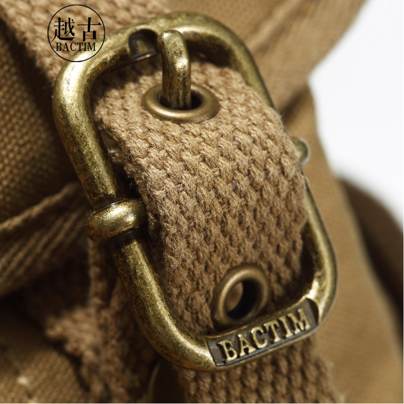 越古男士复古休闲登山包旅行帆布包 越古双肩背包