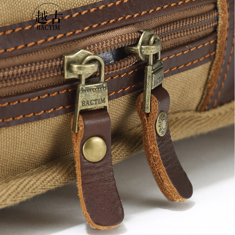 越古帆布运动休闲包男包 越古男士包袋