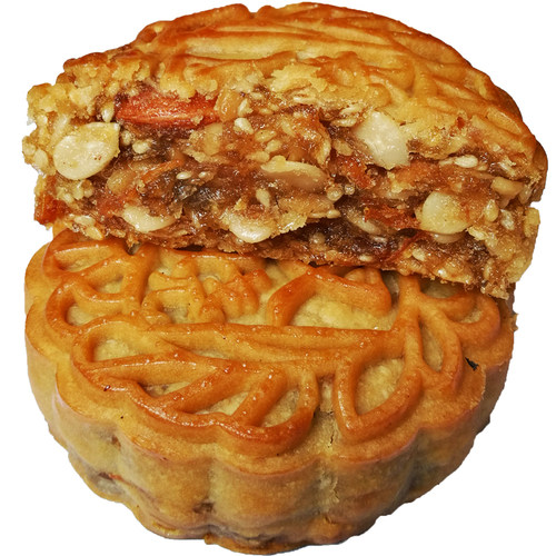高州鸿福叉烧五仁月饼广东中秋老式月饼零食广式特产传统糕点月饼 - 图3