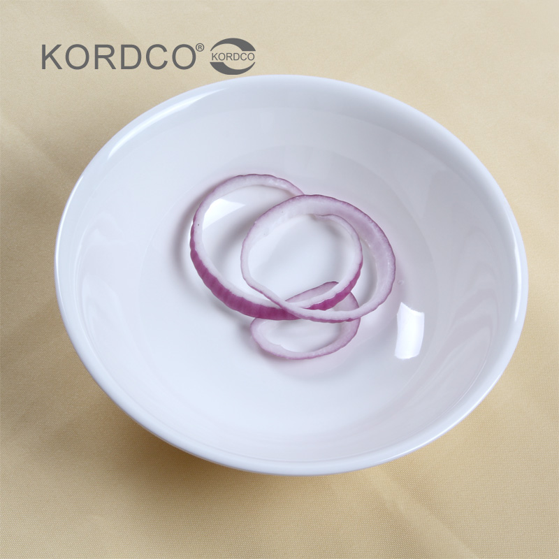 KORDCO密胺餐具日式圆碗仿瓷耐用汤碗菜碗塑料吃面碗家用反口碗 - 图1