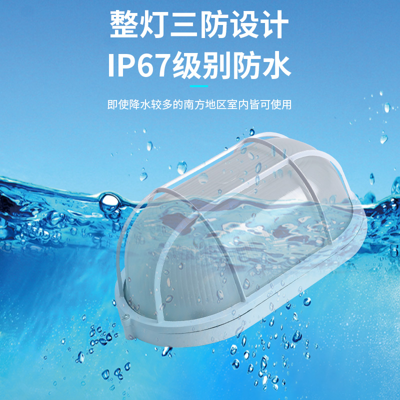 led防爆灯防潮灯防水吸顶灯防尘灯洗浴室卫生间仓库厂房庭院冷库 - 图2