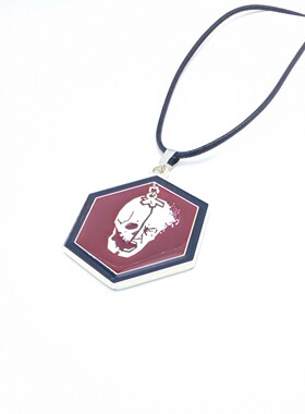 黎明杀机双面骷髅项链女钥匙扣吊坠高品质二次元动漫周边cos礼物