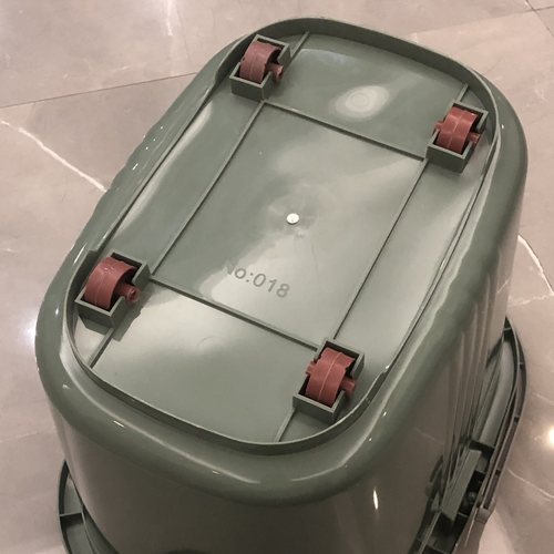 加厚宽家用拖把桶带轮脱水桶懒人免水洗拖地神器长方形老式挤水桶 - 图1