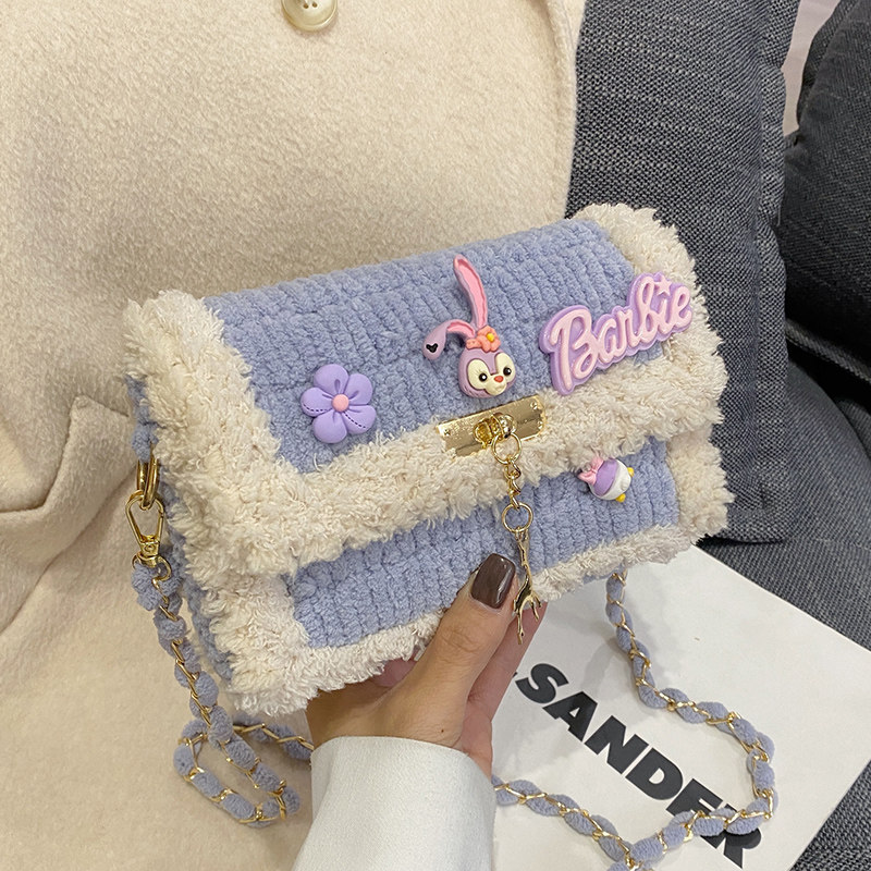 2025新款手工编织毛线斜挎包DIY材料齐全女友儿童时尚礼品编织包,淘宝优惠券,粉丝福利购,淘宝优惠卷