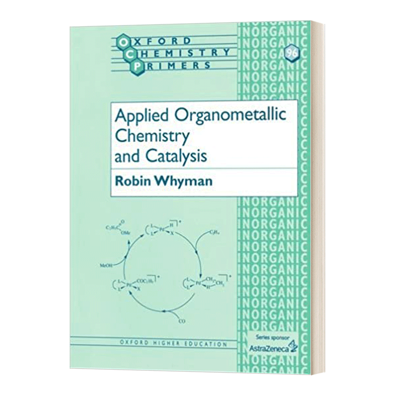 英文原版 Applied Organometallic Chemistry and Catalysis 应用有机金属化学与催化 英文版 进口英语原版书籍 - 图0