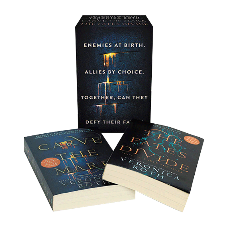 英文原版小说 Carve the Mark 2-Book Paperback Box Set 死亡刻痕 2册套装 分歧者作者Veronica Roth 英文版 进口英语原版书籍 - 图0