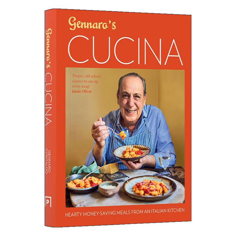 英文原版 Gennaro's Cucina 意大利名厨Gennaro Contaldo的经典意式食谱全书 物尽其用的烹饪指南 精装 英文版 进口英语原版书籍 - 图0