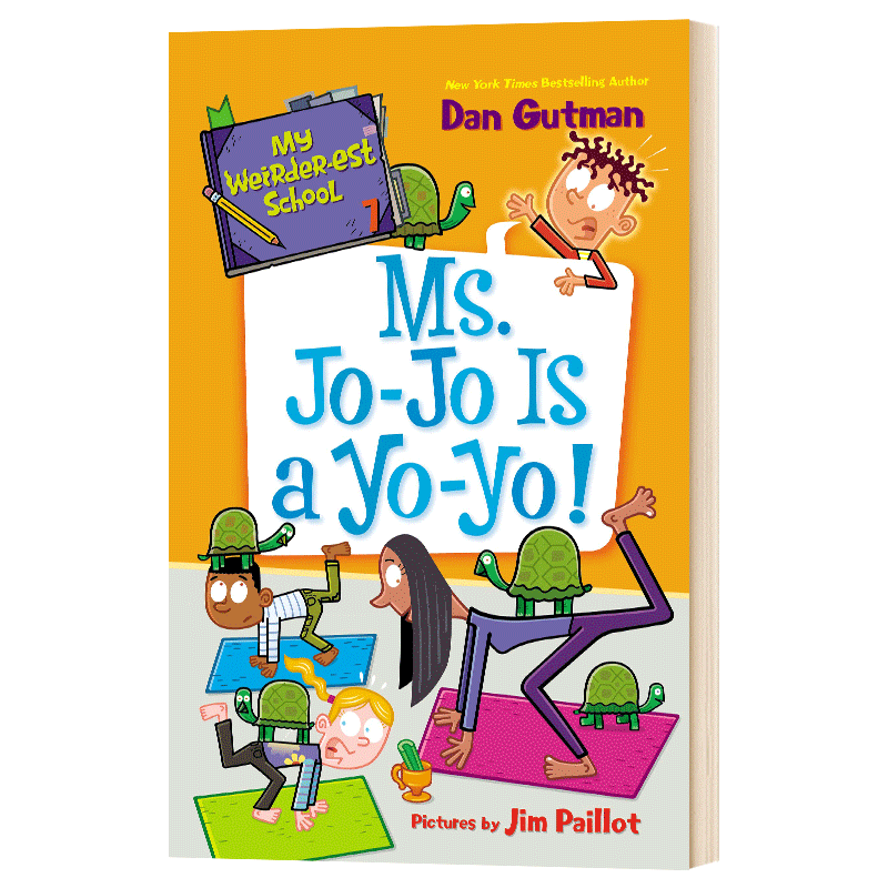 疯狂学校第5季7 英文原版书 My Weirder-est School #7: Ms. Jo-Jo Is a Yo-Yo! 英语初级章节书 校园故事 青少年读物 进口英语书