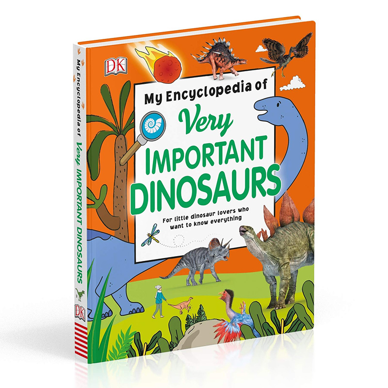 DK恐龙小百科 My Encyclopedia of Very Important Dinosaurs 英文原版 恐龙科普认知图画书 全彩大开精装 进口英语书籍 - 图0