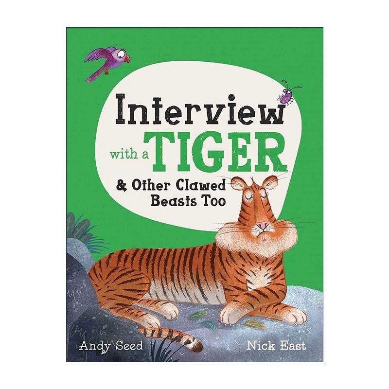 英文原版 Interview with a Tiger and Other Clawed Beasts Too 动物采访 老虎与其它带爪野兽 精装 英文版 进口英语原版书籍,淘宝优惠券,粉丝福利购,淘宝优惠卷