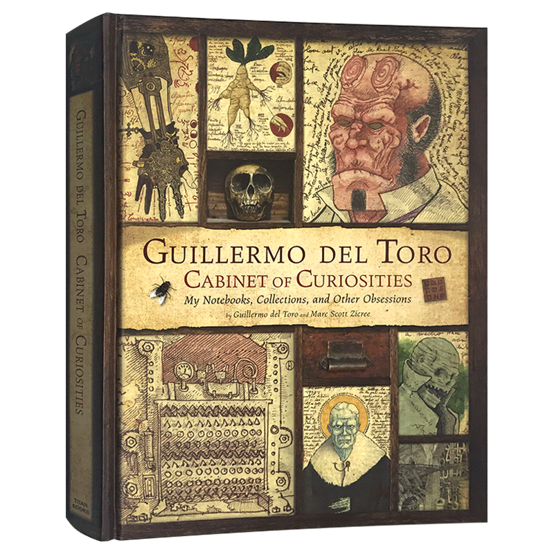 吉尔莫德尔托罗的奇思妙想 英文原版书 Guillermo Del Toro Cabinet of Curiosities 我的私人笔记 艺术类书籍