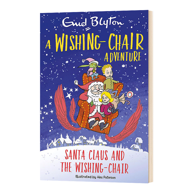 英文原版 A Wishing-Chair Adventure Santa Claus and the Wishing-Chair 飞天魔椅历险记系列8 英文版 进口英语原版书籍 - 图0