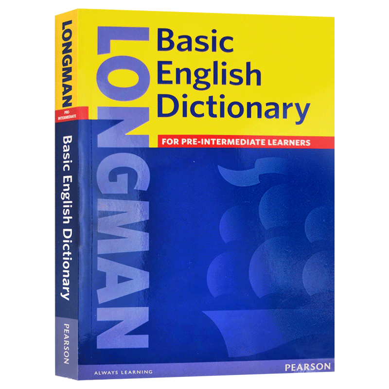 朗文基础英语词典 Longman Basic English Dictionary 英文原版图解词典 英语词汇工具书 英语单词短语 含词汇练习册 英文原版书