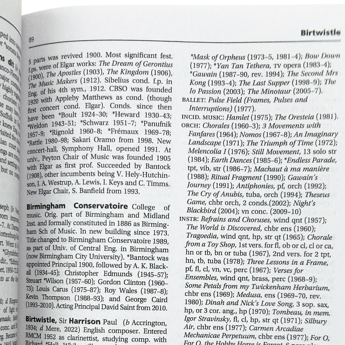 牛津音乐词典 英文版 The Oxford Dictionary of Music 音乐术语词典  单词 词汇 英语工具书 进口原版英语书 Oxford