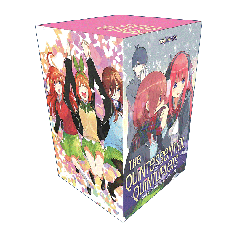 英文原版 The Quintessential Quintuplets Part 2 Manga Box Set (Vol.8-14) 五等分的新娘 8-14卷盒装套装漫画进口英语原版书籍 - 图0