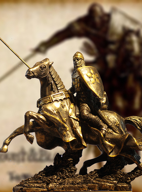 中世纪武士盔甲模型罗马工艺品