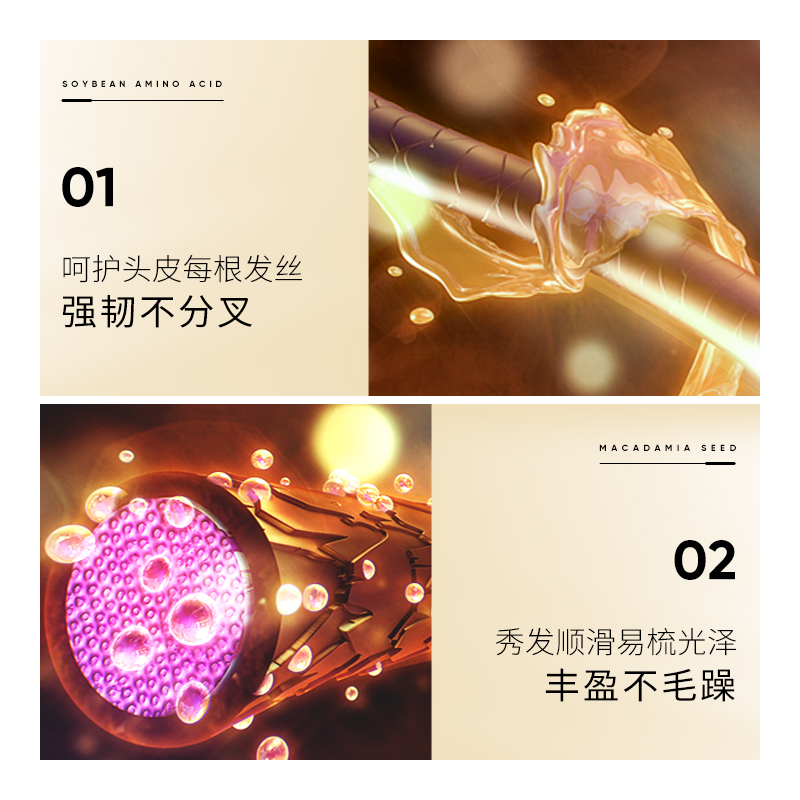 莉芙泉旗舰店【拍三件】莉芙泉香氛修护发膜干枯烫染受损柔顺头发防毛躁护发素1
