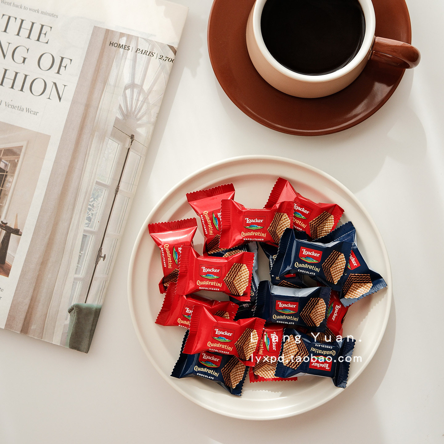 结婚喜糖正品意大利Loacker莱家威化饼干榛子味点心休闲零食散装,淘宝优惠券,粉丝福利购,淘宝优惠卷