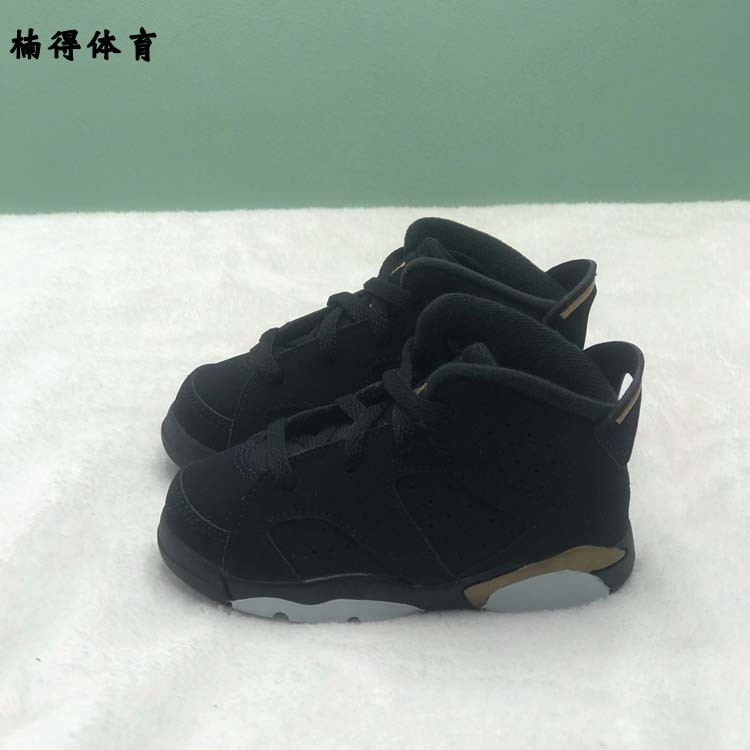 Air Jordan 6 aj6兔八哥黑金童鞋384667-384666-062 CT4966-007-图0