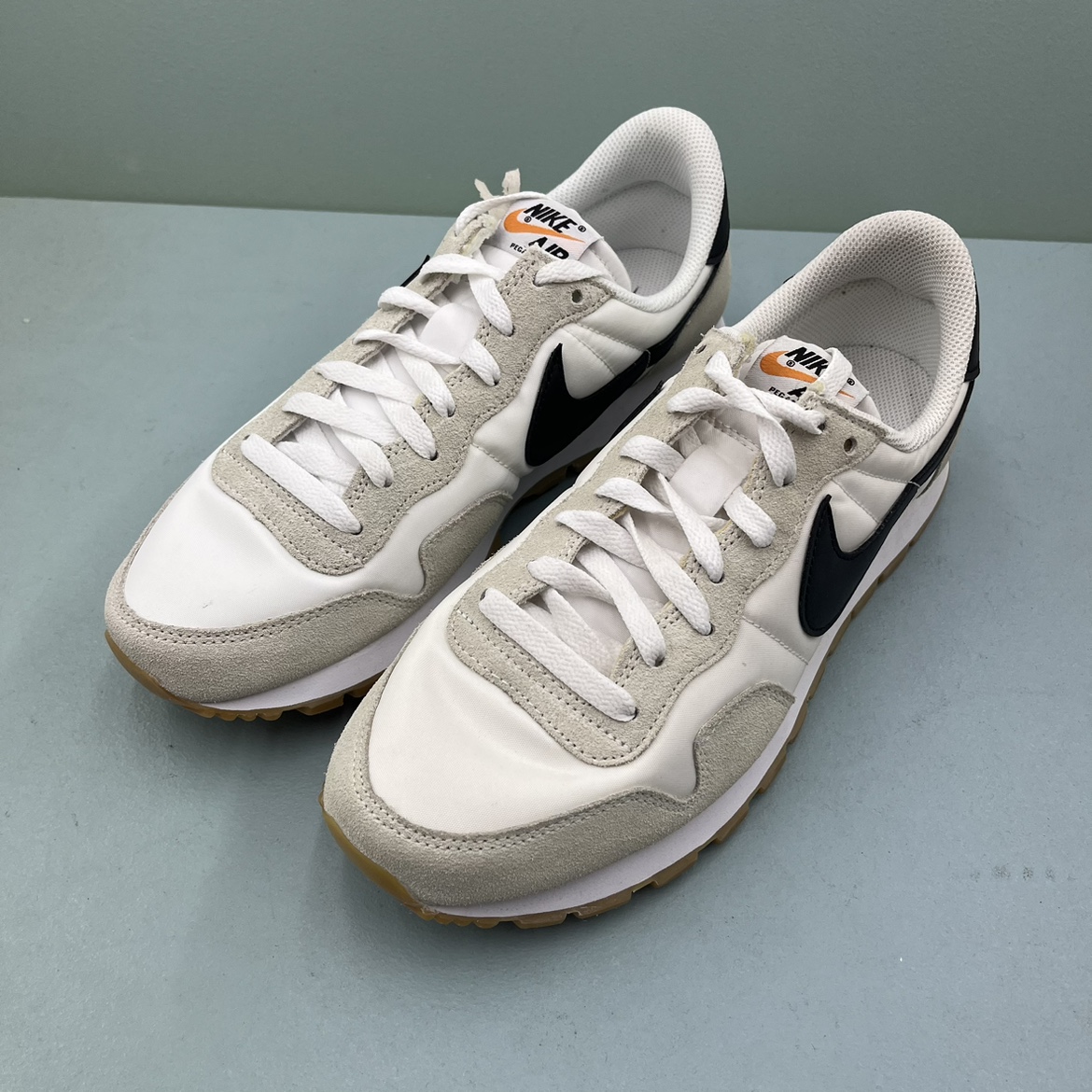 Nike Air Pegasus 83 防滑耐磨 跑步鞋 低帮 白黑 DH8229-101 - 图2