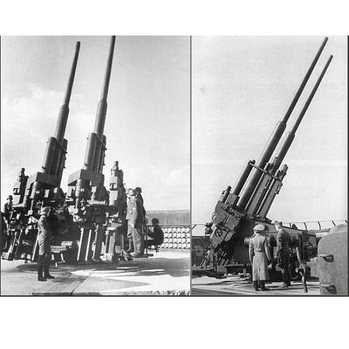 搜模阁 AS72071 1/72 德国 Flak 40 双128 高射炮 防空炮 - 图0