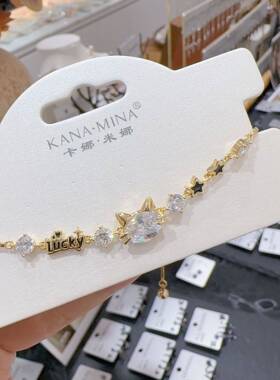 卡娜米娜时尚小清新风轻奢小猫手链精致高级感设计感简约手饰