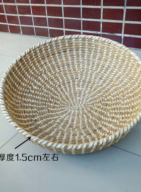 手工草编芦苇锅盖酒缸酱缸咸菜缸