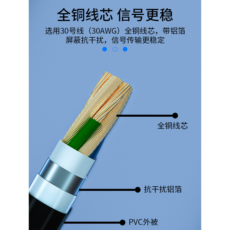 DB9串口数据线RS232连接线公对公对母对母交叉直连COM延长线9针 - 图3