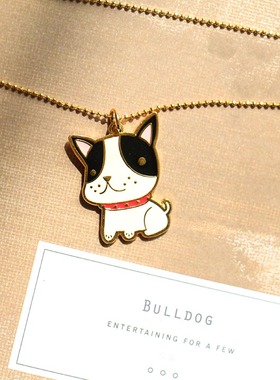 包邮创意动物项链黑猫毛衣链配饰