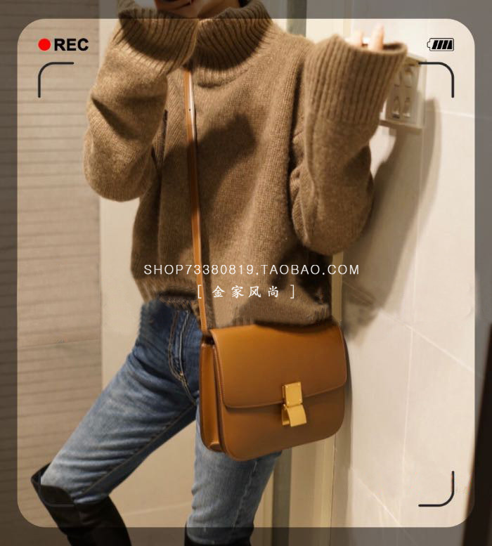 软糯又柔滑 经典又气质！纯羊绒衫女高领短款廓形咖棕山羊绒毛衣,淘宝优惠券,粉丝福利购,淘宝优惠卷