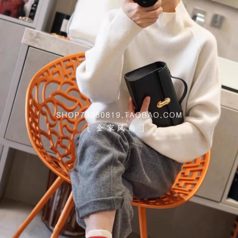 双面织机 简约廓形 纯山羊绒衫高领弯刀袖加厚宽松毛衣保暖针织衫,淘宝优惠券,粉丝福利购,淘宝优惠卷