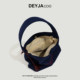 Zhao Lusi's same style bag for women 2026 new ins style red canvas bag large capacity work commuting tote bag