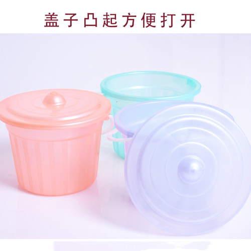 幼儿园塑料小桶儿童画画桶沙滩玩具桶颜料桶带盖桶小水桶特价百货 - 图0