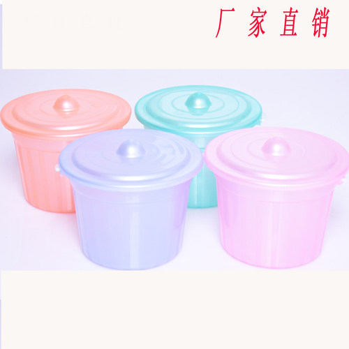 幼儿园塑料小桶儿童画画桶沙滩玩具桶颜料桶带盖桶小水桶特价百货 - 图1