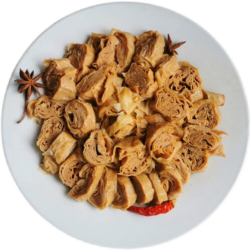 安徽无为特产卤素鸡卤味豆腐皮卤菜熟食小吃新鲜发货满3件包邮 - 图3