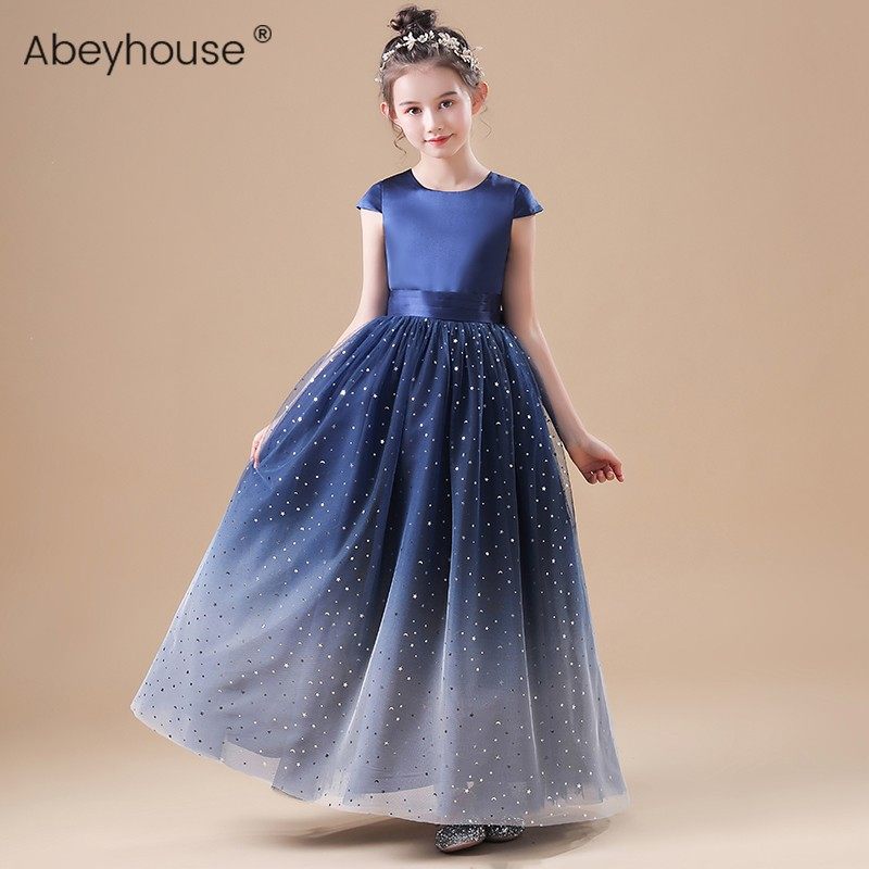 儿童礼服公主裙女童主持人晚礼服中大童音乐会独唱演出服高端花童,淘宝优惠券,粉丝福利购,淘宝优惠卷