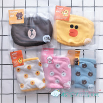 3 Discount Genuine Korea LINE Brown Bear Mask Pure Cotton Windproof Breathable Cute Children Adult Parent-child Lovers