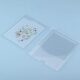 Jewelry display plate high-grade plastic transparent gem box
