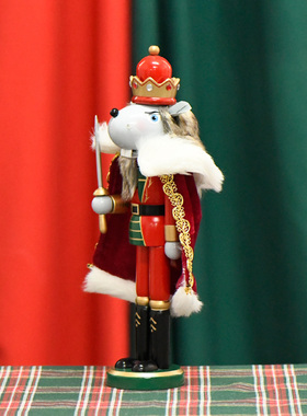 新品上架30CM欧式胡桃夹子老鼠款家具桌面摆放送礼圣诞节氛围感