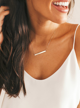 钛钢饰品批发不锈钢项链简约百搭