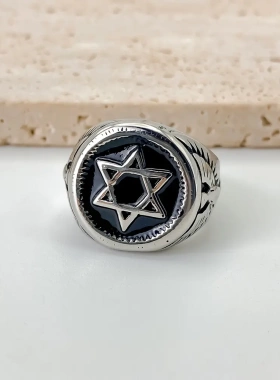 eManco欧美爆款男女士情侣戒指