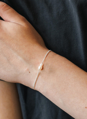 eManco欧美新款天然淡水珍珠手链