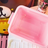 Маленький ящик для хранения, милая пластиковая коробка для хранения